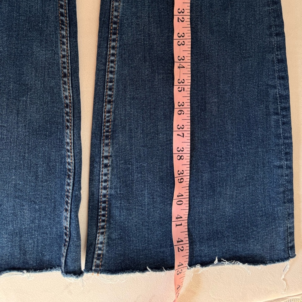Women’s Mango Blue Flared Jeans - Picture 9 of 9